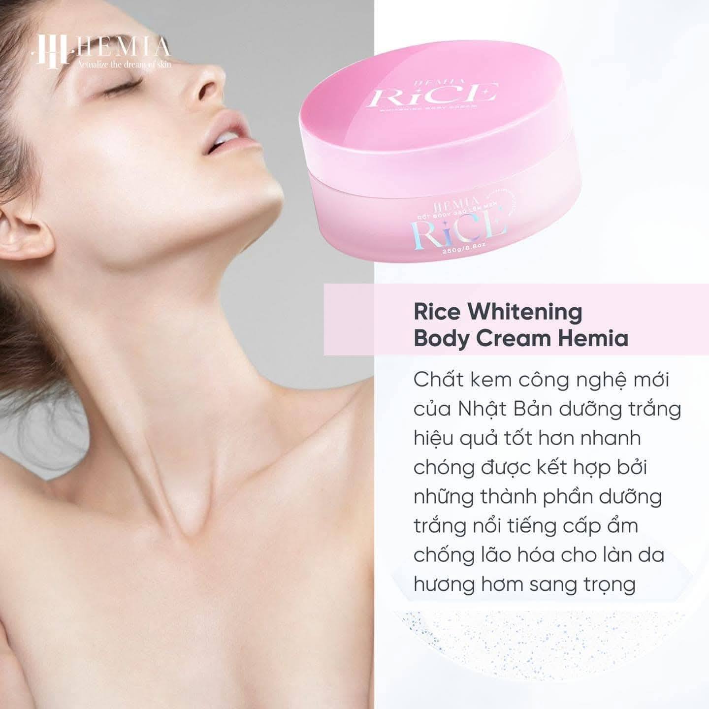 Kem body thạch tuyết Hemia Hàn Quốc chính hãng